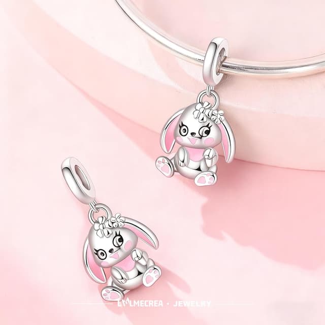 Detalle de LMLMECREA 925 Sterling Silber Charm 4,6 mm