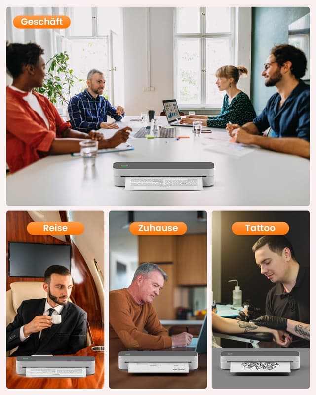 Thumbnail 6 de Ablemark U210 A4 Thermodrucker mit Bluetooth