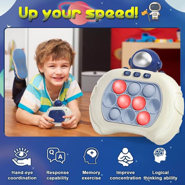 Detalle 2 de Azyh Quick Press Game Fidget Toys Pro handheld push game console for kids and adults
