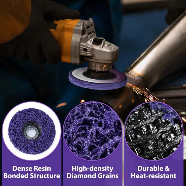 Thumbnail 2 de 5er Set verstärkte Schleifscheiben 115 mm