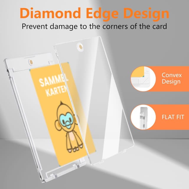 Thumbnail 2 de 16 Stück 35PT Magnetische Kartenhüllen UV Toploader