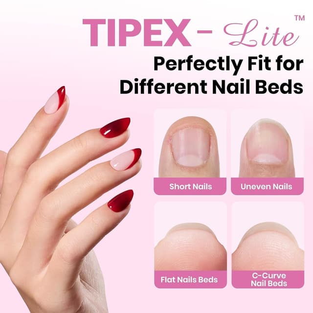 Thumbnail 1 de Beetles Tipex Lite Apex Nail Tips 512pcs