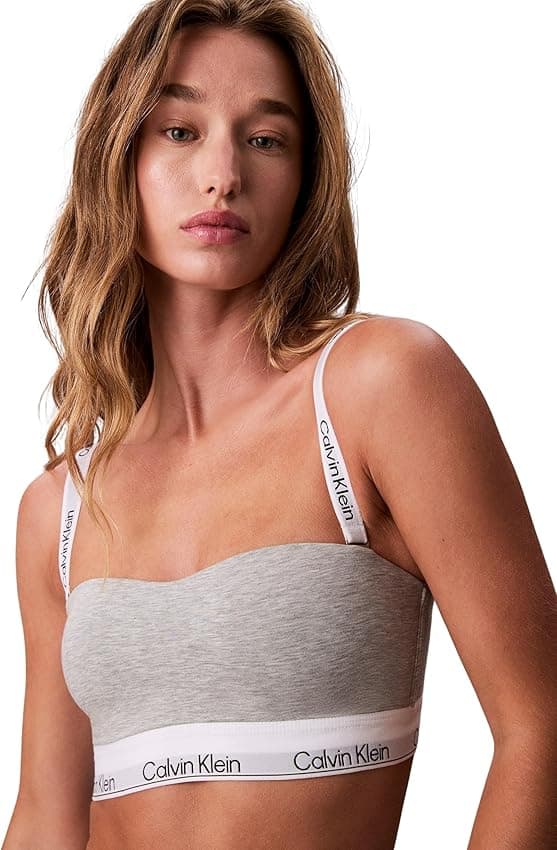 Thumbnail 2 de Calvin Klein Lightly Lined Bandeau bralette S, negro