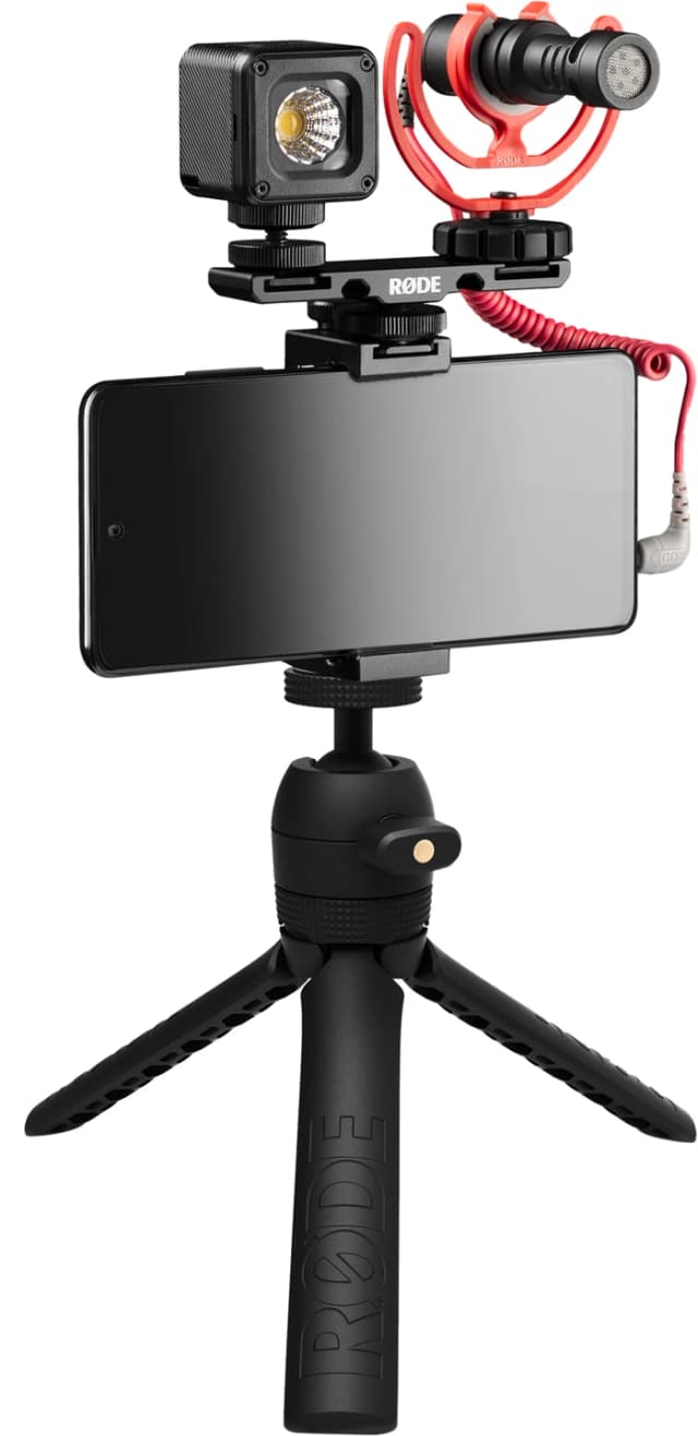 Thumbnail 14 de Røde Vlogger Kit Universal: Smartphone-Vlog-Set mit VideoMicro-Mikrofon, LED und Stativ