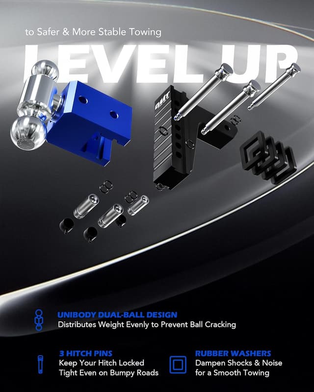 Thumbnail 6 de Orion Motor Tech Adjustable 6in Drop Hitch