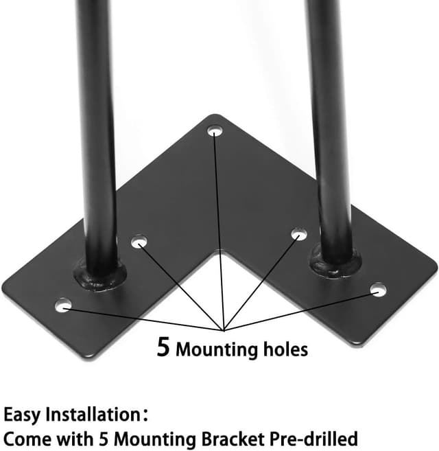Detalle de 12 inch hairpin table legs, 4 pack
