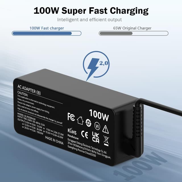 Thumbnail 5 de 100W USB‑C Laptop Charger – 100W Power Adapter