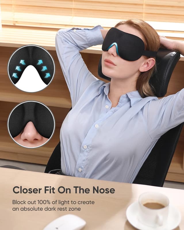 Thumbnail 3 de LKY DIGITAL Sleep Mask 3 Pack blackout eye mask 😴