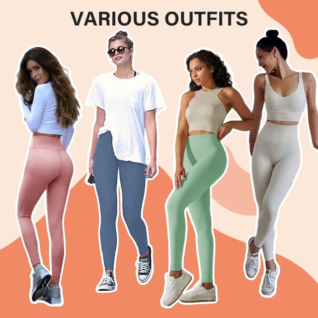 Thumbnail 4 de DDOBB High Waisted Leggings 3 Pack