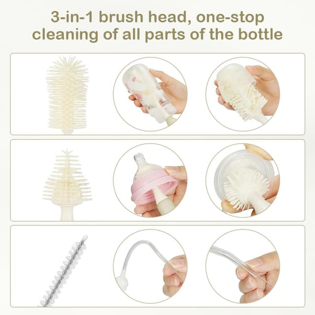 Detalle 2 de Vicloon bottle brush set 3-in-1