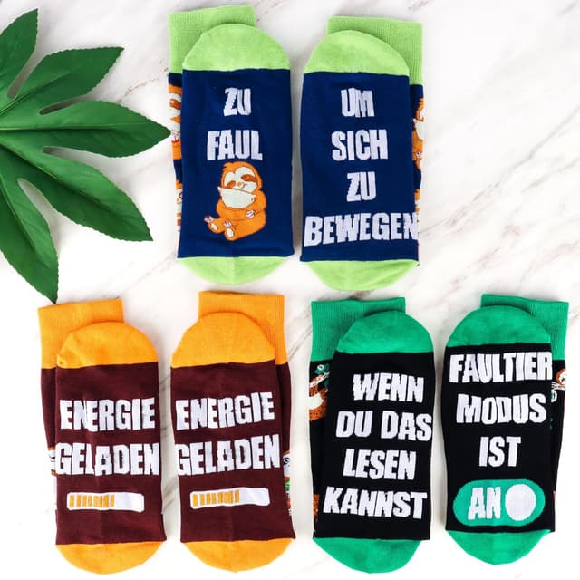 Detalle de Belloxis Bunte Socken Herren 43-46 Baumwolle