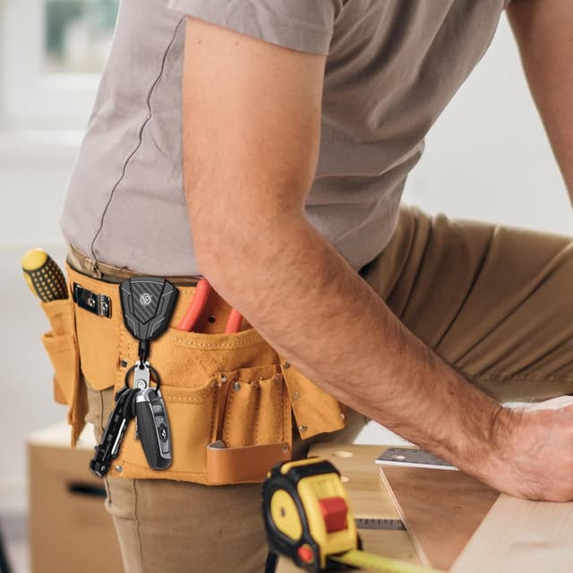 Thumbnail 5 de Oaridey 2er-Pack Schlüsselanhänger ausziehbar 31,8 Zoll 📛