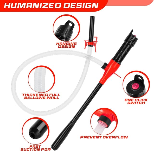 Detalle 2 de 3.2 GPM Portable Fuel Transfer Pump