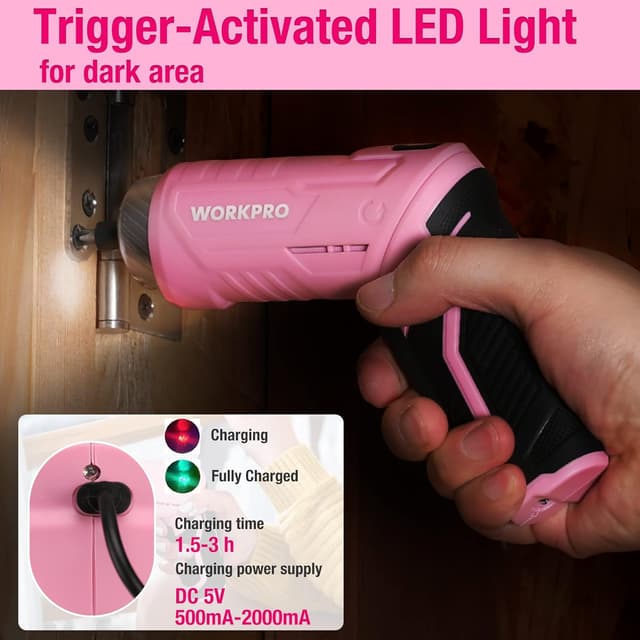 Thumbnail 5 de WORKPRO Set 18 set attrezzi 3,7V 🛠