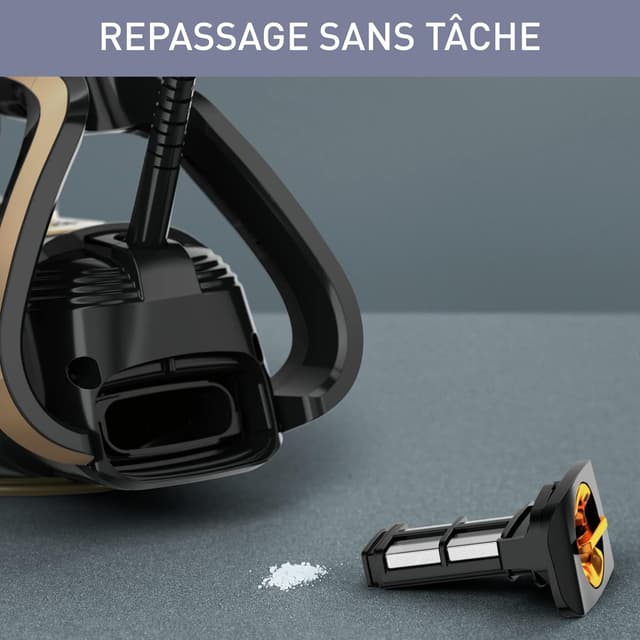 Detalle de Calor Puregliss FV8064C0 : fer à repasser vapeur 3 000 W avec pressing 280 g/min