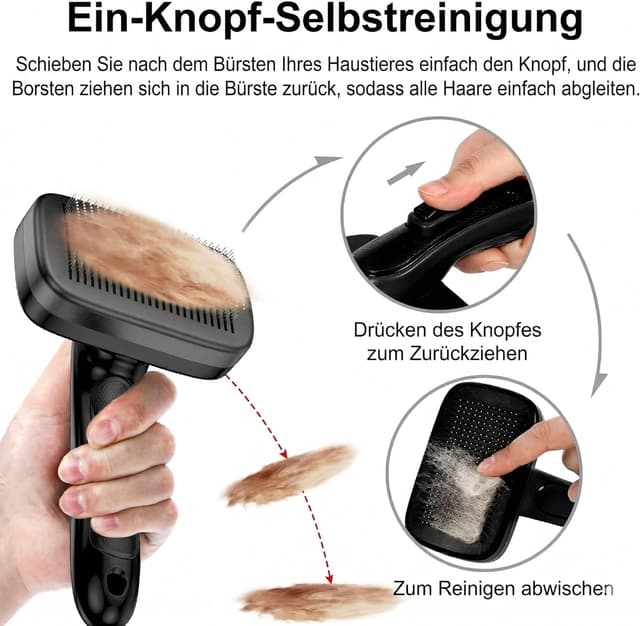 Detalle 2 de WOPQAEM Hundebürste für Fellpflege reduziert