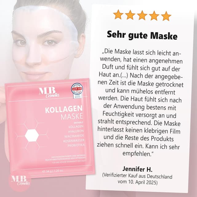 Thumbnail 3 de Kollagen Maske 52.000 ppm