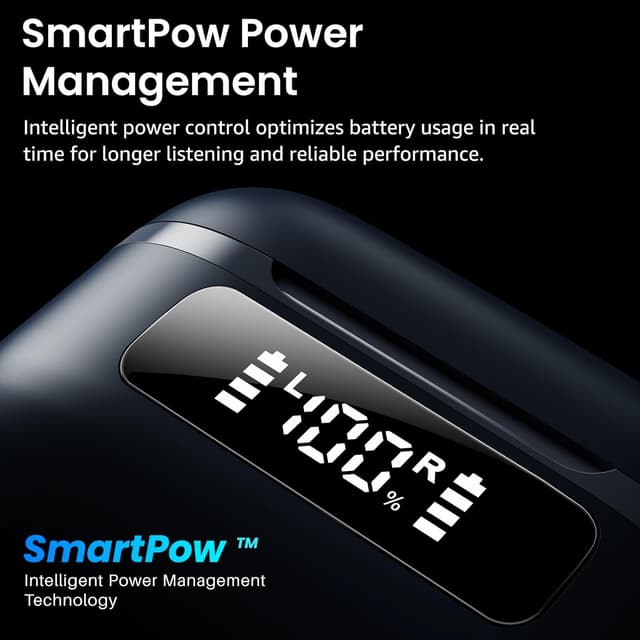 Thumbnail 4 de TOZO NC9 Bluetooth In-Ear mit Hybrid-ANC (bis 45 dB), 6 Mikrofone ENC und bis zu 60 Std. Akku