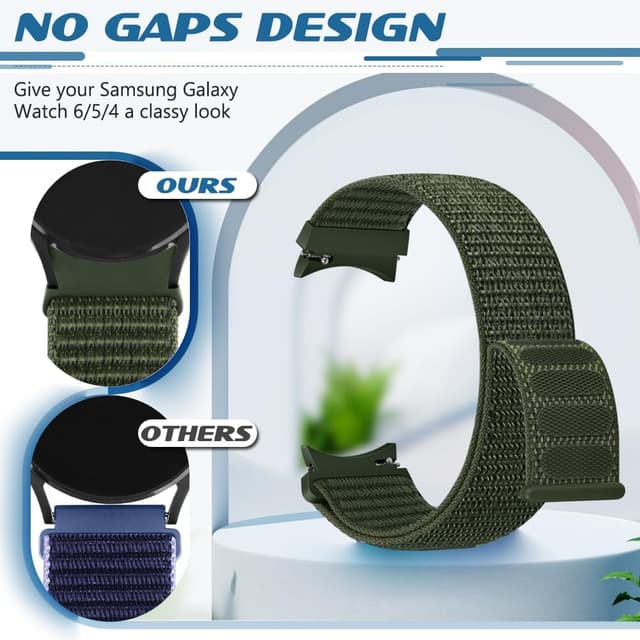 Detalle de Runostrich soft sport nylon watch strap for Samsung Galaxy Watch (compatible 40–47mm)