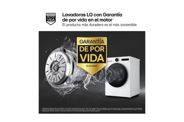 Thumbnail 4 de LG F4X7509TWS Lavadora 9 kg, 1.400 rpm 🤖