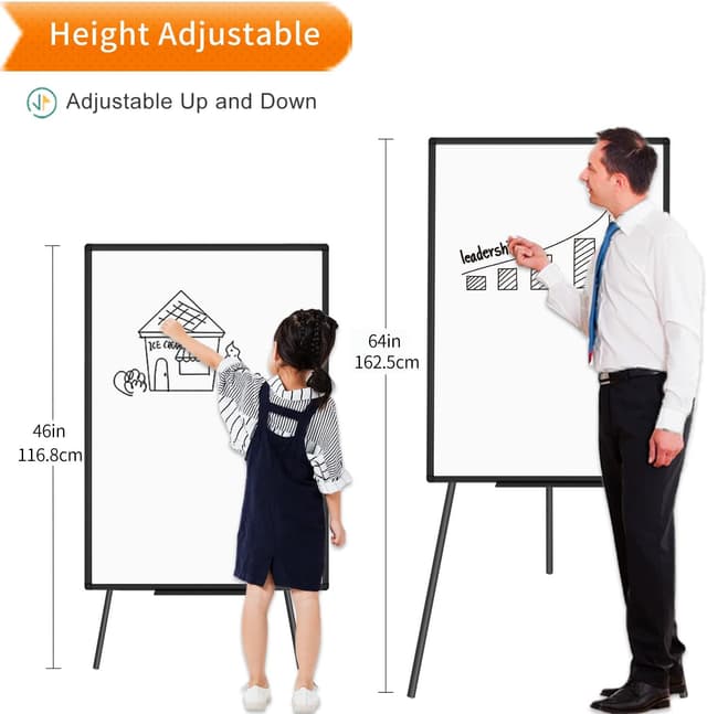 Detalle de VIZ-PRO Magnetic Whiteboard Easel 90 x 60 cm ๐ช