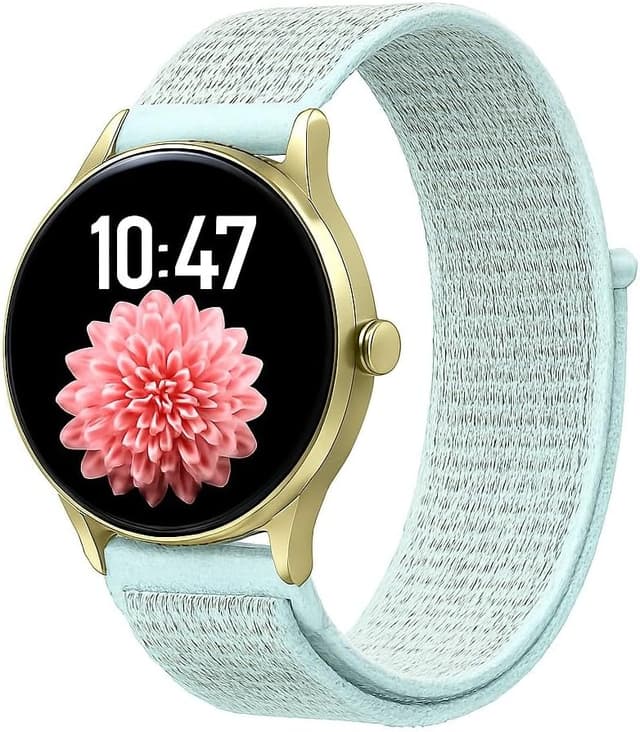Detalle de Nylon replacement strap for Reflex Active smartwatches (Series 4/5/6/7/9/10/12/13/14/15/16/23/26)