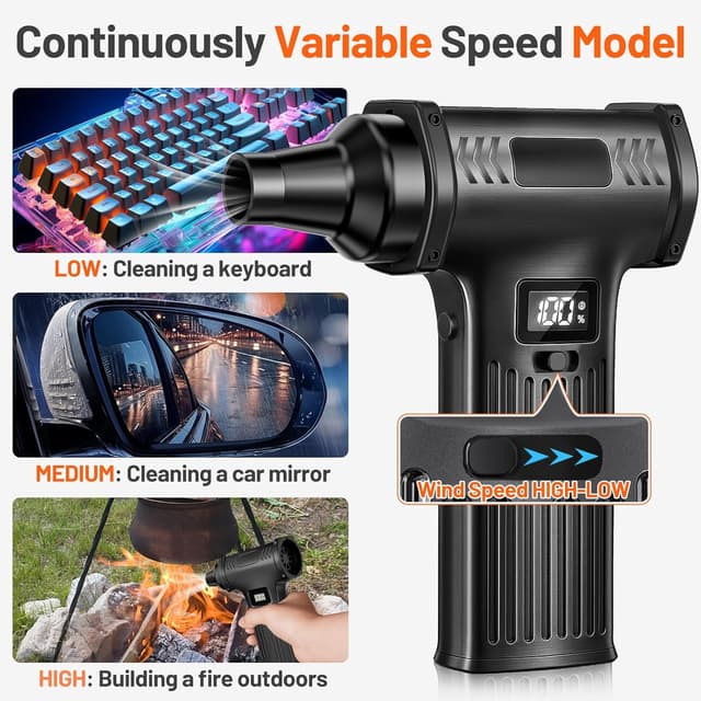 Thumbnail 2 de 150000RPM Compressed Electric Air Duster