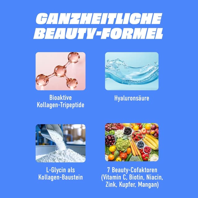 Detalle de MORE Collagen+ 300 g Watermelon Mint mit Kollagenhydrolysat, Hyaluronsäure & Vitamin C – made in Germany