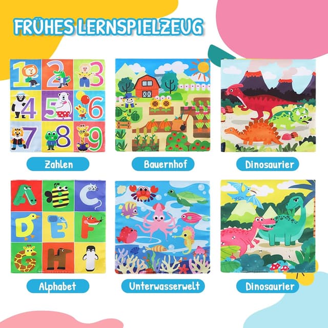 Detalle 2 de URMYWO Baby Spielzeug Tissue Box 0–12 Monate