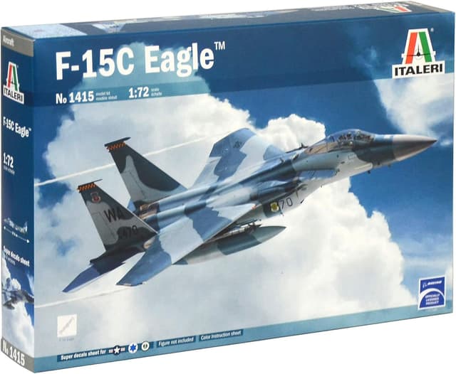 Detalle de Italeri F-15C Eagle kit in 1:72