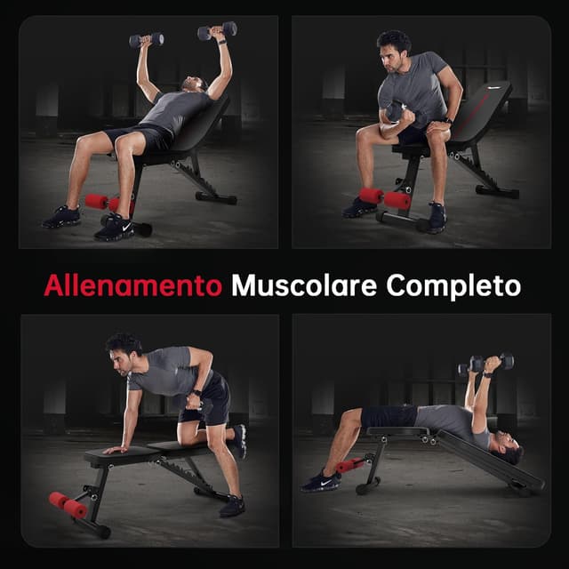 Thumbnail 6 de PASYOU Panca Palestra Pieghevole 10 posizioni regolabili per allenamento completo 🏋