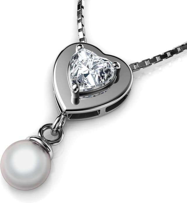 Detalle 2 de DEPHINI Collana Cuore in Argento 925