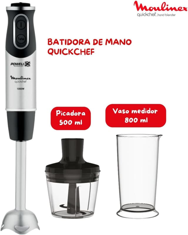 Thumbnail 5 de Moulinex QuickChef DD6578 Batidora de Mano 1000W 🥄
