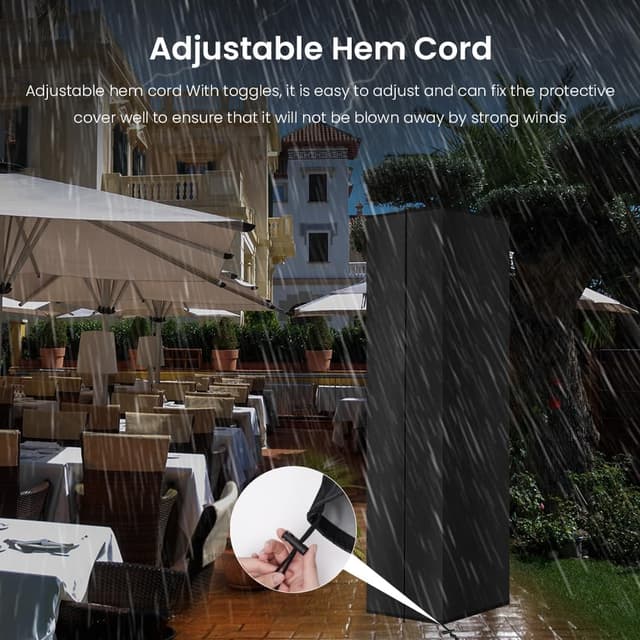 Detalle 2 de AOOWU Funda para Calentador 221x61x53 cm 🛡