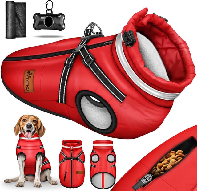 Imagen de TRESKO Giacca Invernale per Cani XL impermeabile en OfertitasTOP