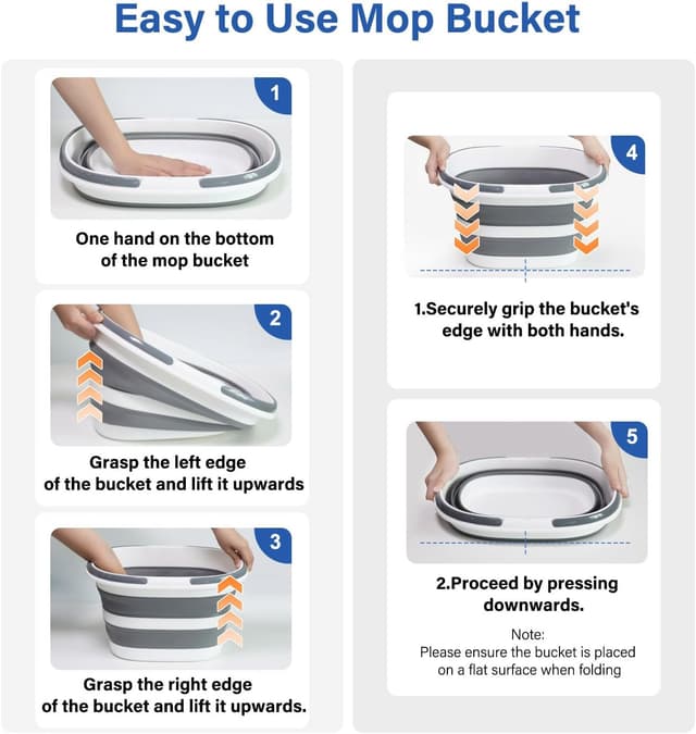 Thumbnail 3 de Lesipee Upgraded16L cubo plegable 4 en 1