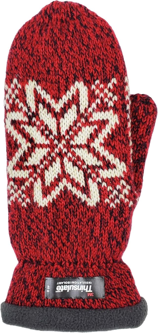 Thumbnail 1 de BRUCERIVER Schneeflocke Strickhandschuhe Damen