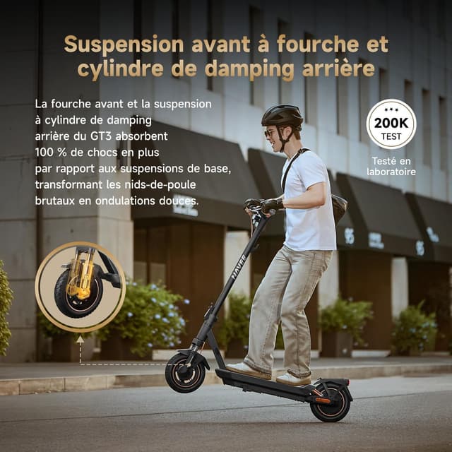 Thumbnail 6 de NAVEE GT3 – Trottinette électrique adulte jusqu’à 75 km, moteur 700 W/1000 W et Apple Find My