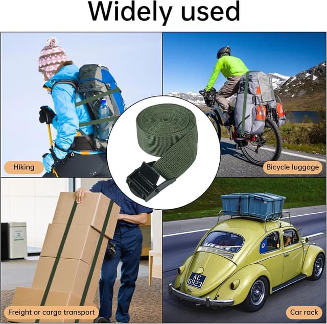 Thumbnail 4 de VirtuGro 6 Pack Ratchet Tie Down Straps 2.5m