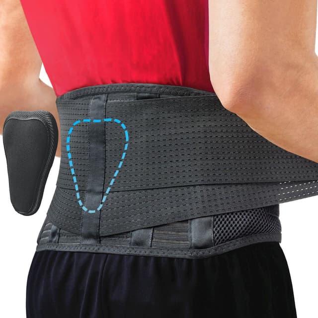 Detalle de Sparthos Back Brace Medium for Lower Back Support 🧍
