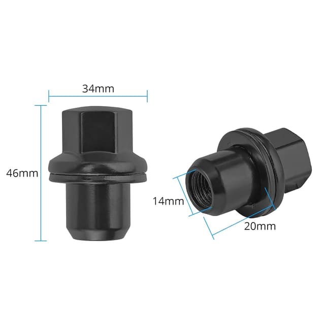 Thumbnail 1 de eSynic RRD500510 20pc wheel nuts 22mm