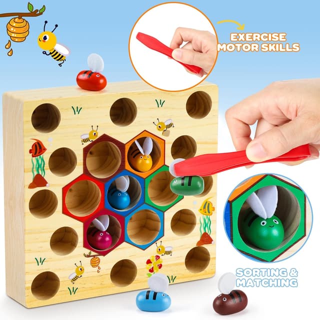 Thumbnail 5 de COOLJOY Magnetische Angelspiel Montessori 10 Teile