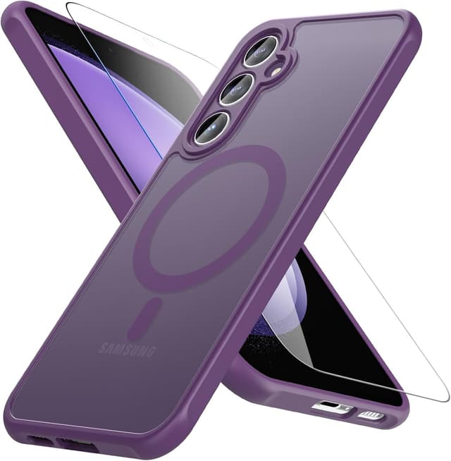 Imagen de Hensinple Samsung S23 FE magnetic case 1 with screen protector en OfertitasTOP