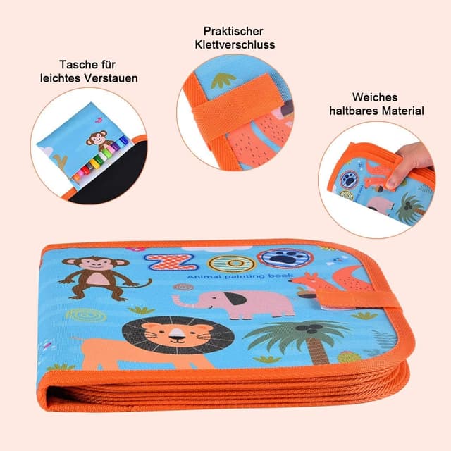 Detalle 1 de Funkprofi Graffiti Malbuch mit 12 Stiften