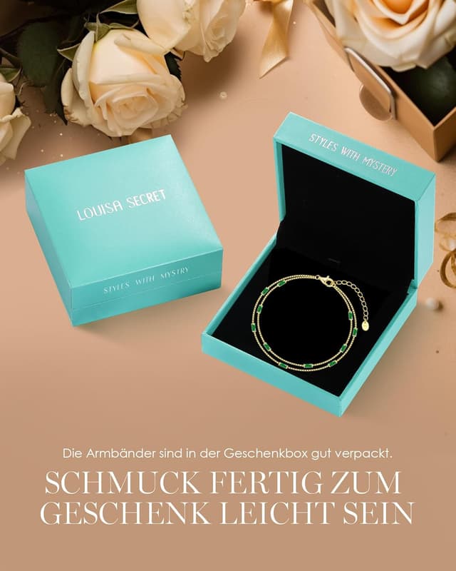 Detalle 2 de LOUISA SECRET bracciale donna in argento 925 con zirconi