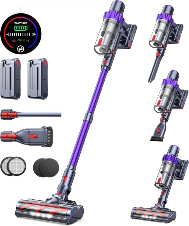Detalle de Cordless Vacuum Cleaner 45KPA 110 Min Runtime 🧹