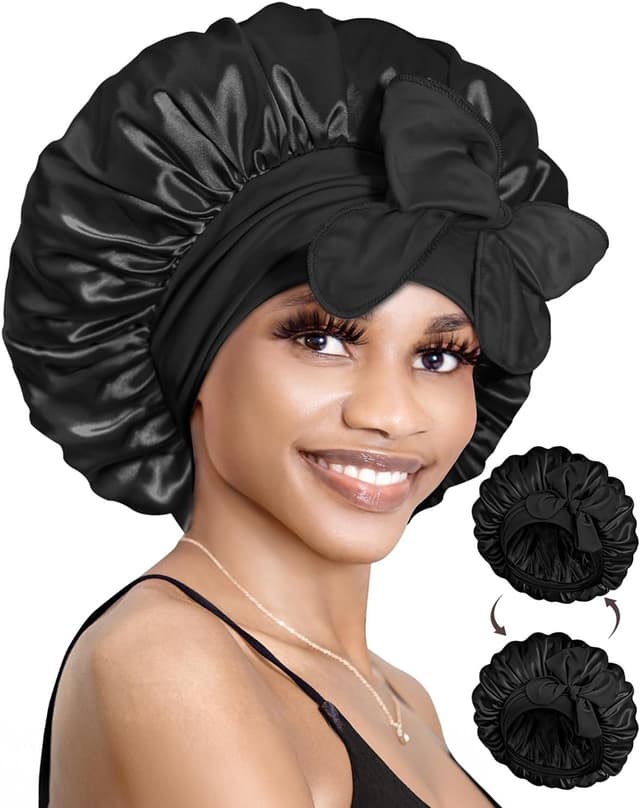 Thumbnail 2 de Bonnet Queen Reversible Silk Hair Bonnet for Curly Hair 🎀