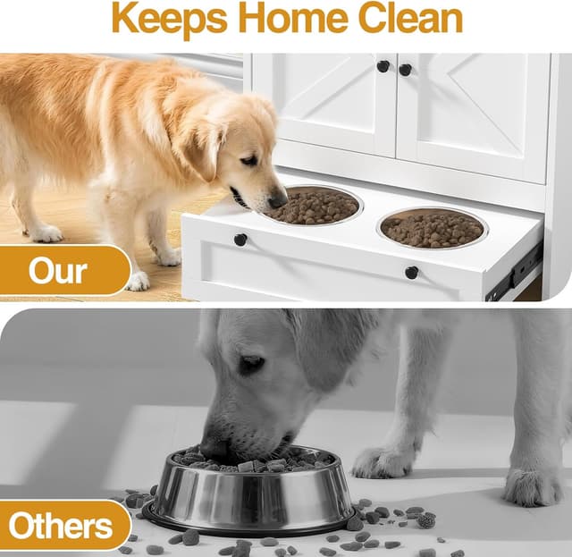 Detalle 2 de Skokliz 82cm high dog feeding station