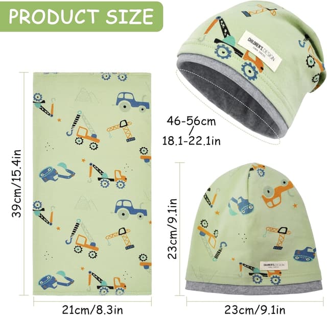 Thumbnail 1 de beifon Beanie Mütze & Loop Schal Set