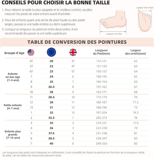 Thumbnail 6 de Dream Pairs Kids sandales de sport pour enfants légères, respirantes et imperméables